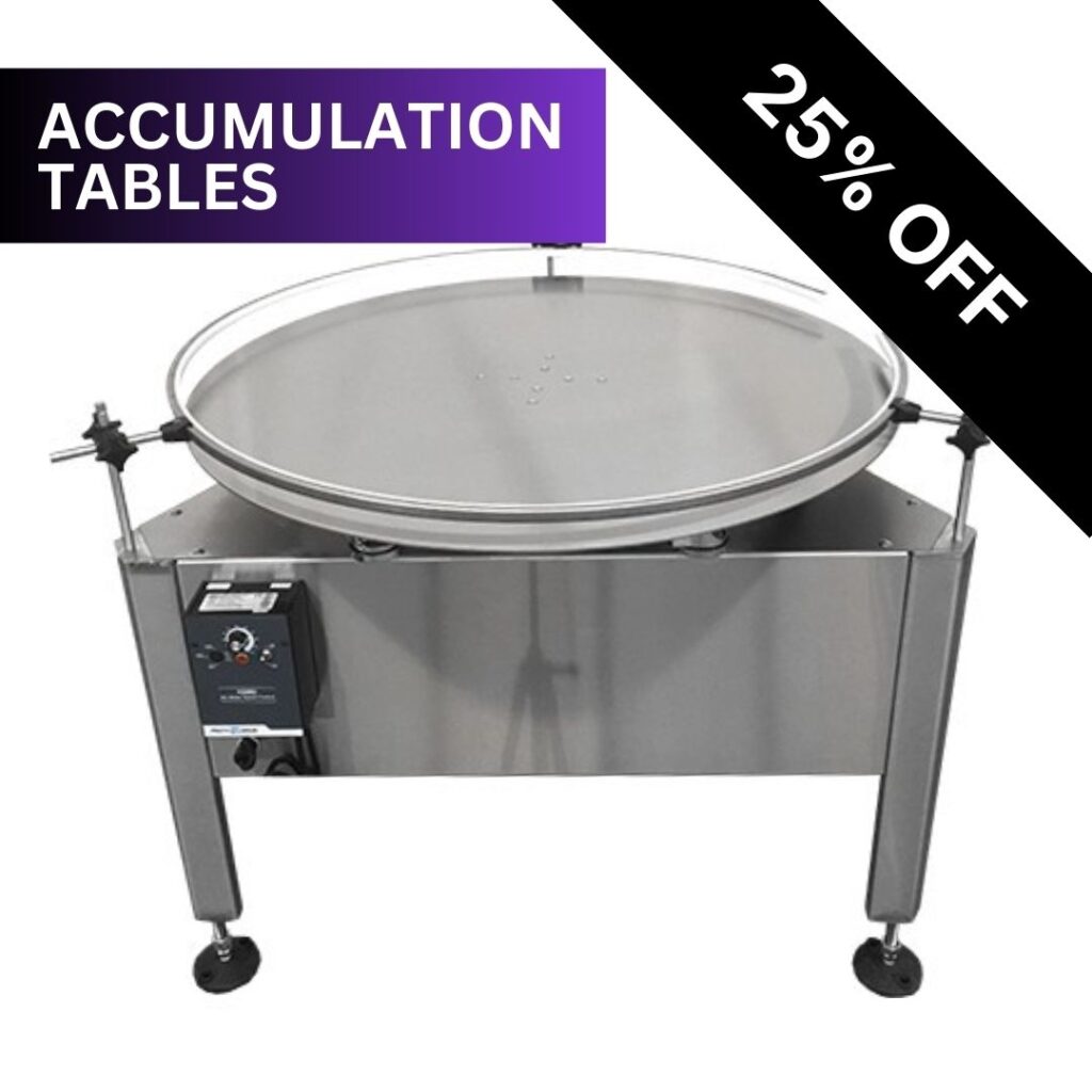 rotary accumulation tables