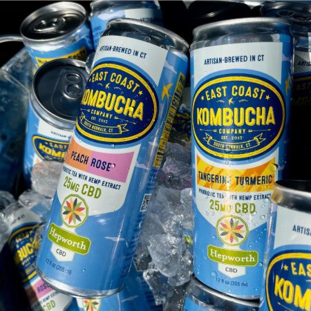 East coast kombucha company CBD infused beverage
